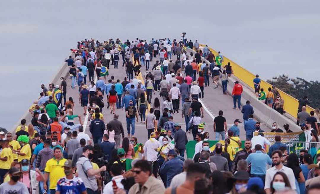 MPF e MPAC querem a responsabilização de Bolsonaro e autoridades federais por crimes contra a saúde pública durante inauguração de ponte sobre o Rio Madeira 