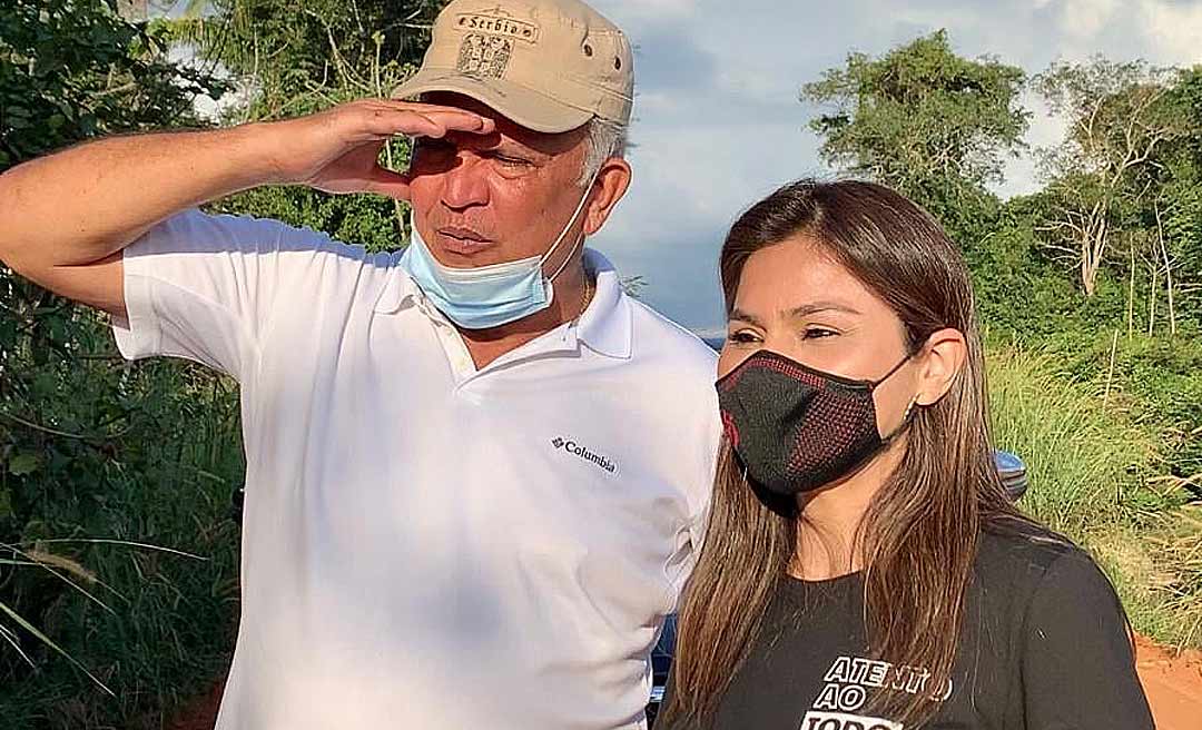 Em peregrinação pelos municípios, Petecão e Jéssica Sales visitam prefeitos de Acrelândia e Plácido