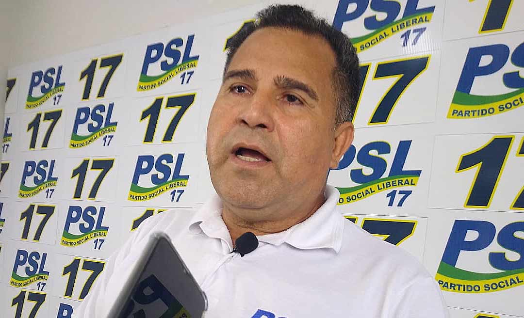 PSL no Acre vai apoiar a candidatura à reeleição de Gladson, anuncia presidente do partido
