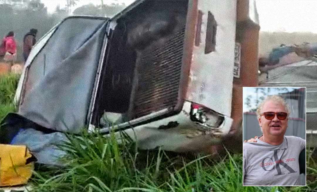 10 meses após caso grave de covid-19, irmão de Petecão sofre acidente e escapa da morte