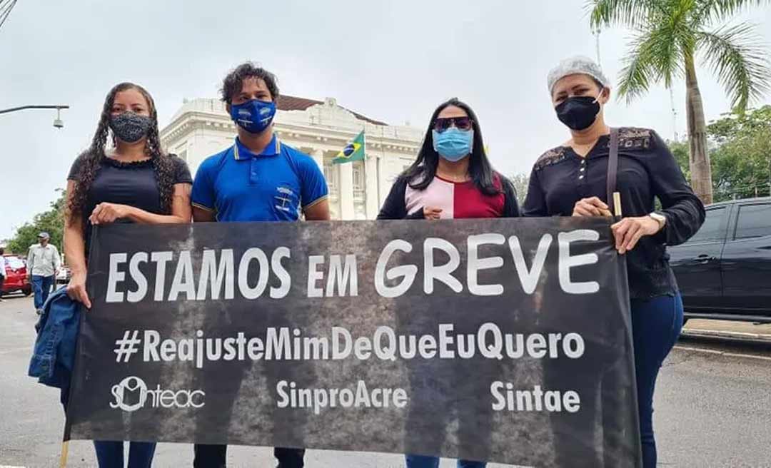 SIndicatos da educação informam aos pais de alunos que não encerraram a greve no Acre