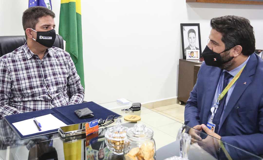 Gladson recebe novo superintendente regional da Caixa Econômica Federal e reafirma parceria