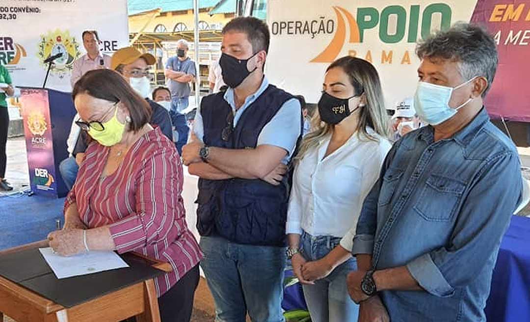 Vanda Milani destaca integração econômica sustentável com obra do Anel Viário no Alto Acre