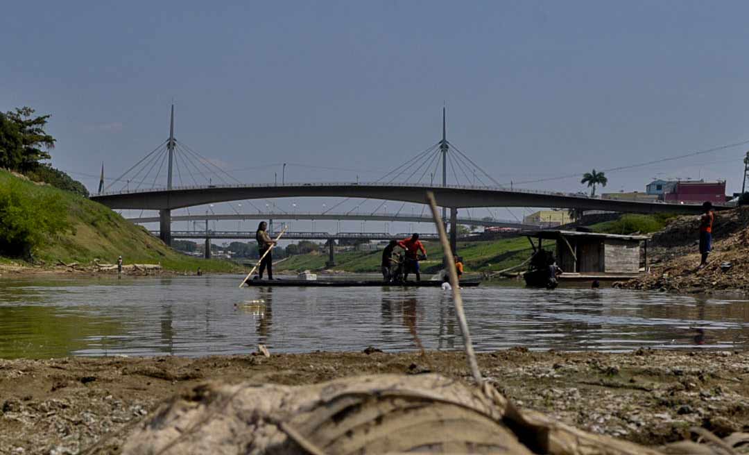 Rio Acre registra menor nível dos últimos cinco anos, informa a Defesa Civil Estadual