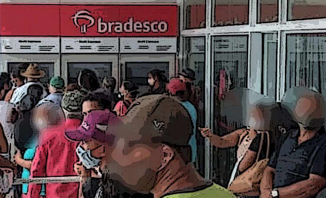 Agência do Bradesco em Sena Madureira registra aglomeração e Ministério Público vai apurar