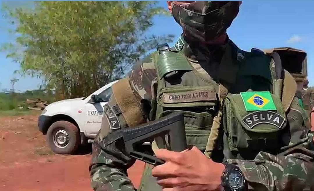 No Acre, fazendeiro fica revoltado com a presença de homens do Exército armados durante operação em sua propriedade