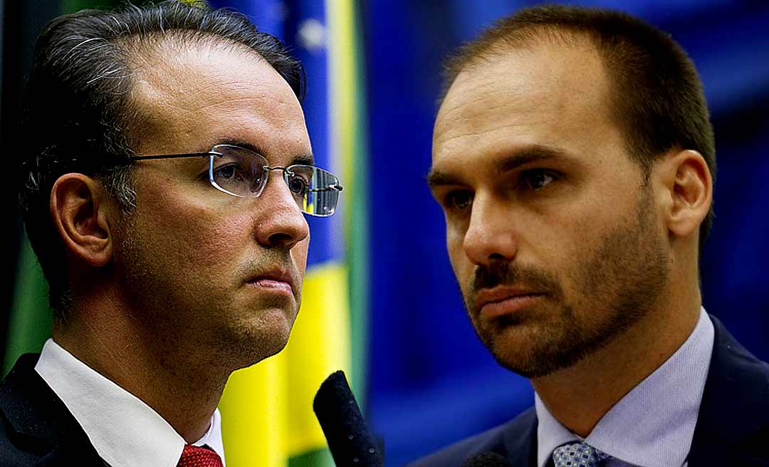 Léo de Brito chama Eduardo Bolsonaro de "filhote de genocida", que responde: "Partido de vagabundos"