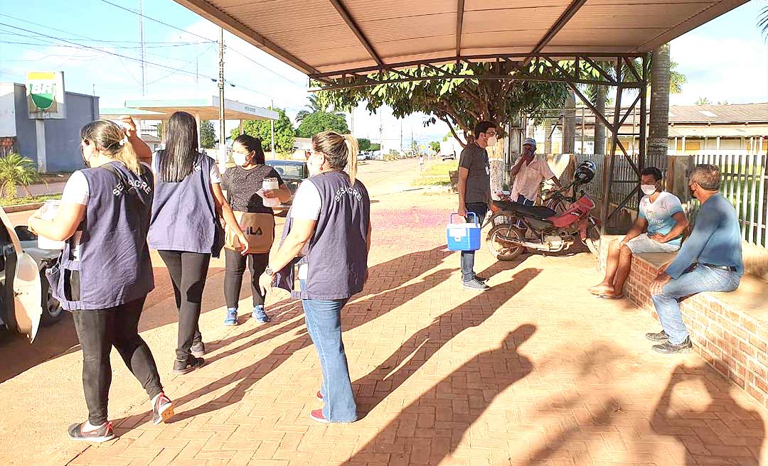 Acrelândia realiza “arrastão” da vacina e aplica mais de 700 doses da vacina anticovid em um único dia