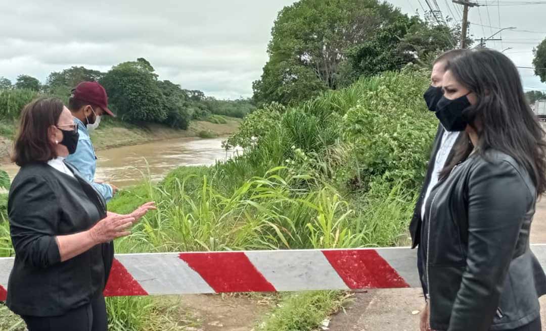 Vanda Milani leva superintendente da Sudam para conhecer local que será construída a orla do Quinze