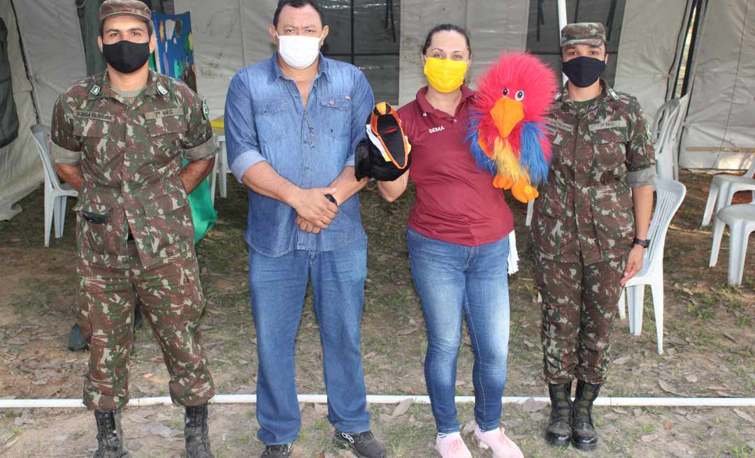 Governo e Exército realizam ações de educação ambiental para militares e suas famílias