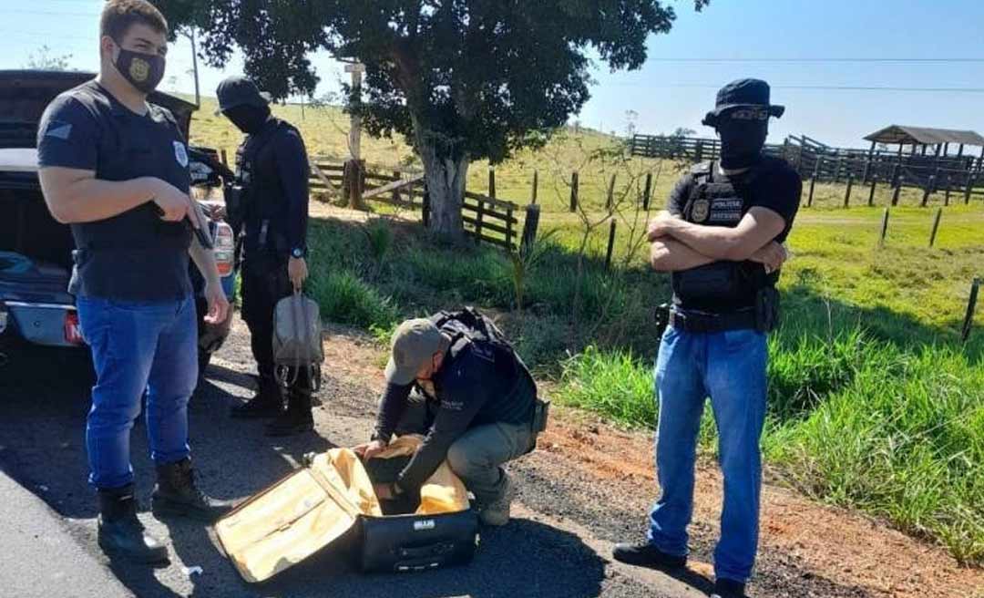 BR-364: Menor é flagrada com 5 quilos de crack em mochila