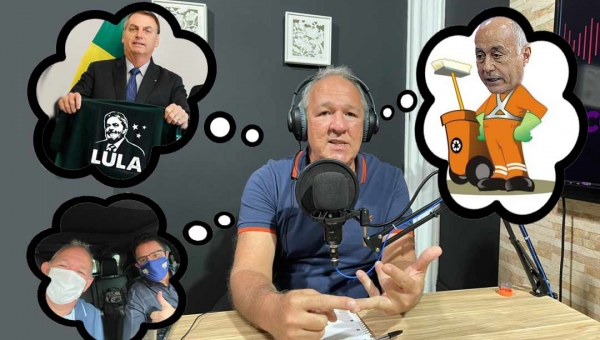 No Conversa Franca, Calixto diz que Bolsonaro já votou em Lula, Gladson não é corrupto e Bocalom não cuida nem do lixo