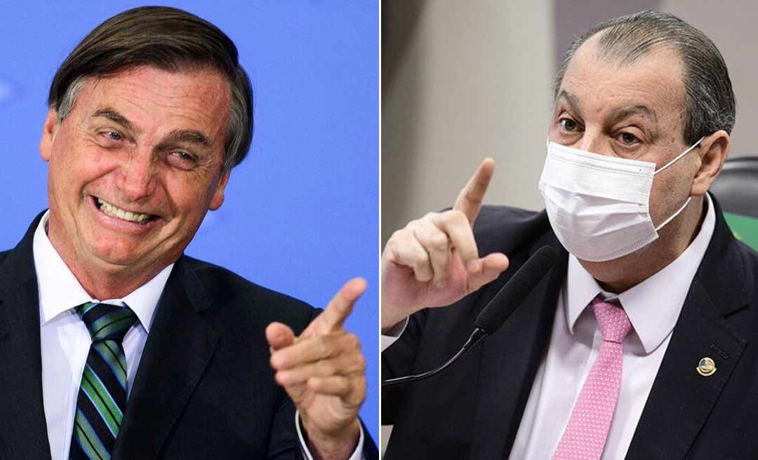 'Anta amazônica': Bolsonaro xinga Omar Aziz, presidente da CPI da Covid