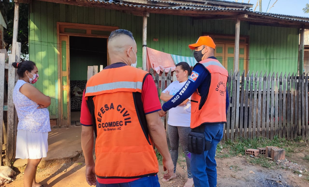 Defesa Civil Municipal de Rio Branco segue com ações e operações na zona urbana e rural