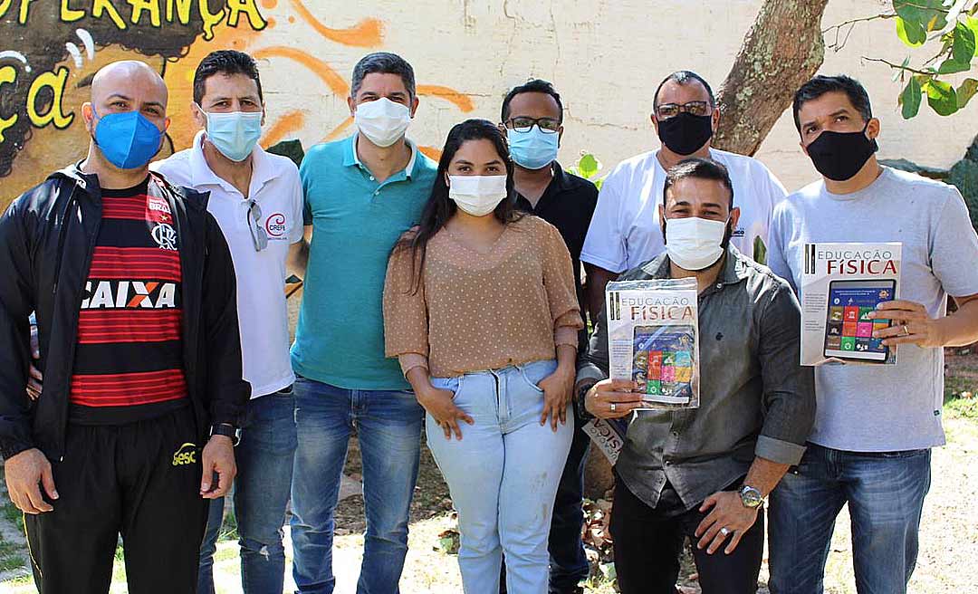 Integrantes do Conselho Regional de Educação Física agradecem Calegário por aprovação de lei