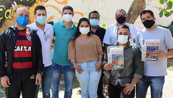 Integrantes do Conselho Regional de Educação Física agradecem Calegário por aprovação de lei