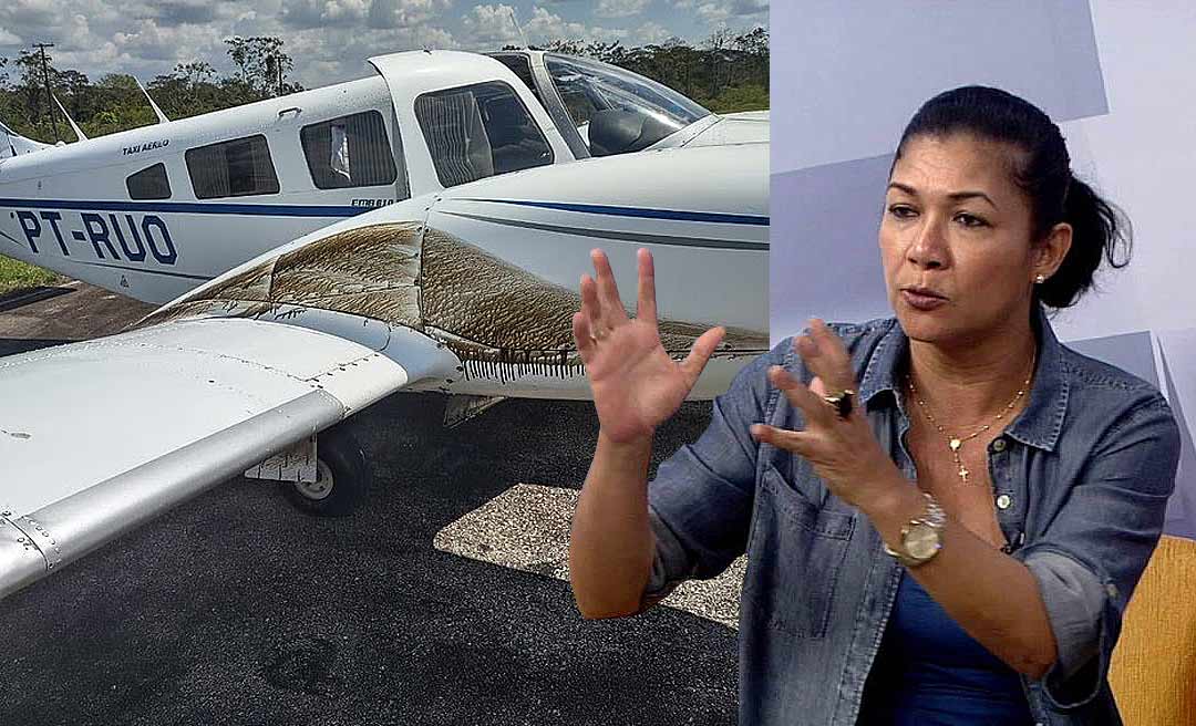 Avião bimotor que levava secretários a Cruzeiro do Sul sofre pane e faz pouso forçado; "Deus age de forma muito interessante", diz Sinhasique, que estava na aeronave