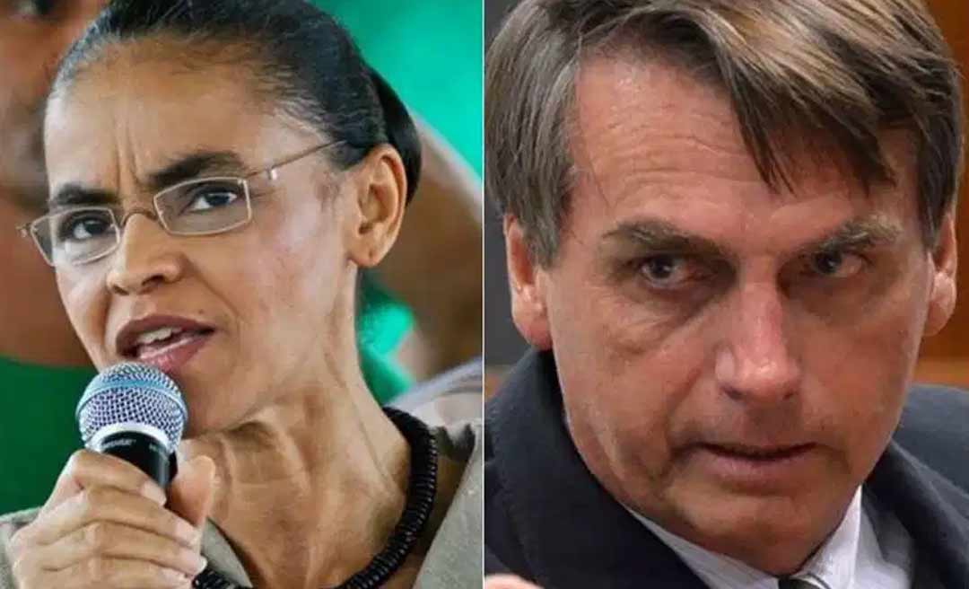 Marina diz que Bolsonaro só consegue frequentar ambientes de bajulação e subserviência