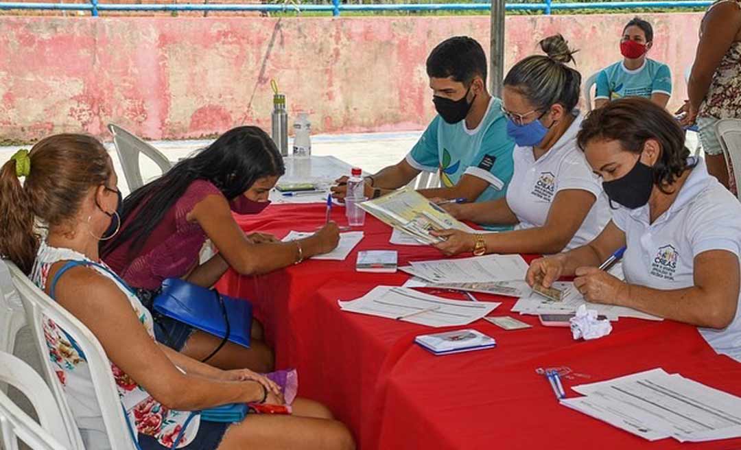 Prefeitura de Cruzeiro do Sul realiza cadastro de novas famílias para o Auxílio do Bem