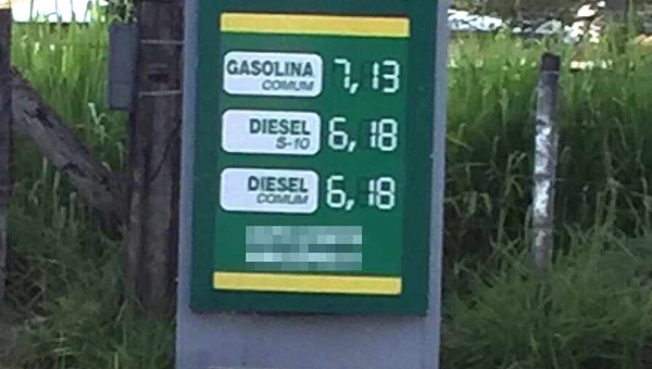 Após novo reajuste, gasolina em Cruzeiro do Sul sobe para R$ 7,13 o litro