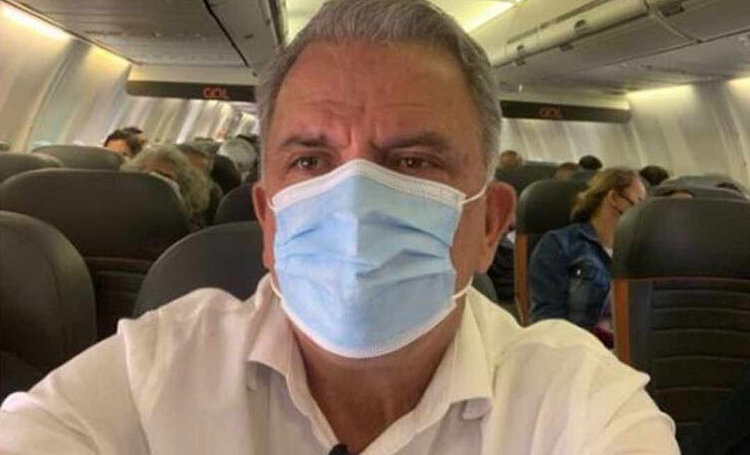 Avião da Gol que vinha de Brasília para o Acre sofre pane, relata Petecão; "Tivemos que trocar de avião. Partiu!"