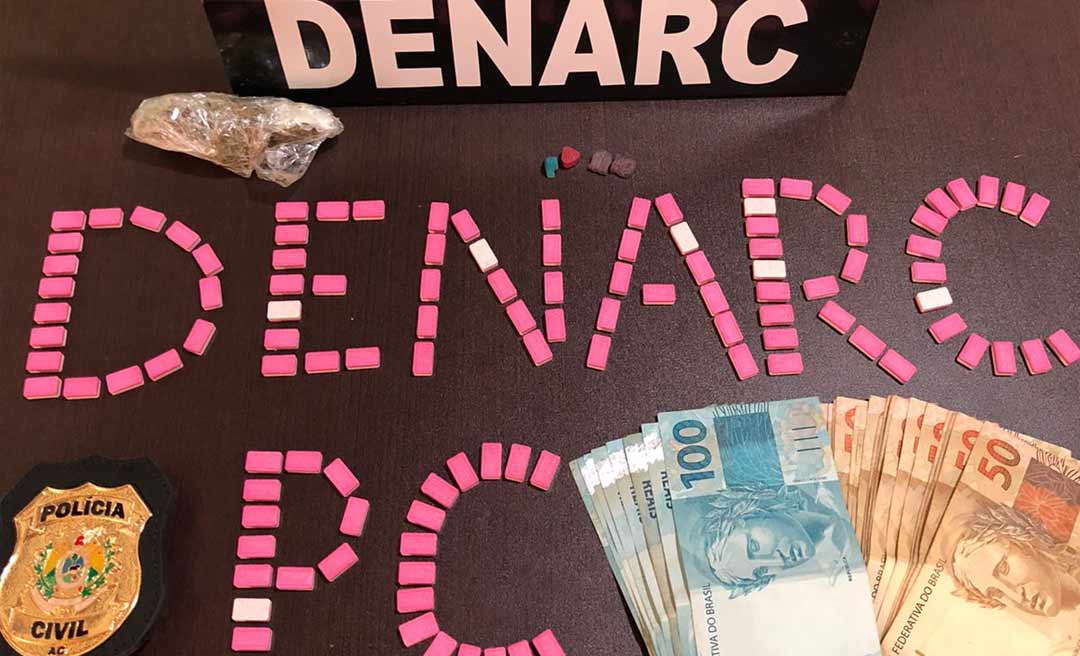 Polícia Civil prende homem em posse 114 tabletes de Ecstasy seriam usados em festa em Rio Branco