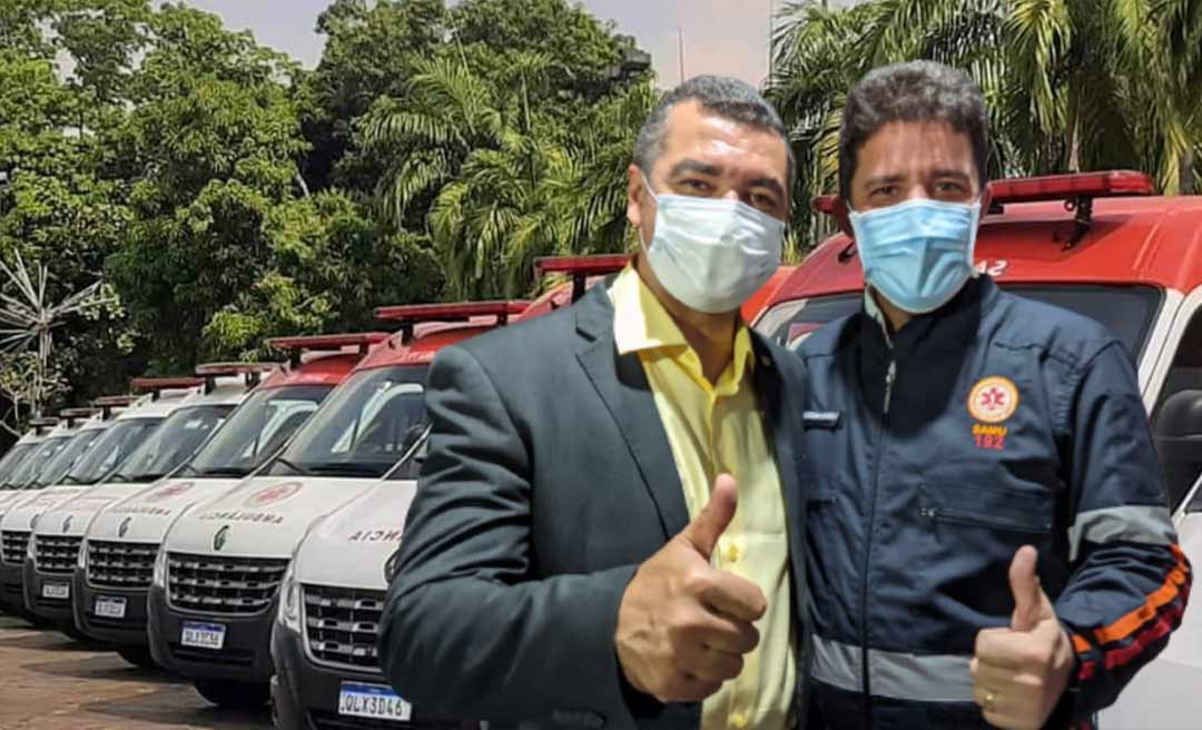 Sargento Cadmiel comemora chegada de ambulâncias, pede agilidade ao Deracre e defende marceneiros