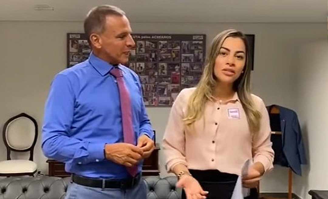 Fernanda Hassem chama Bittar de “o nosso senador” e diz que emedebista é um dos maiores “articuladores”