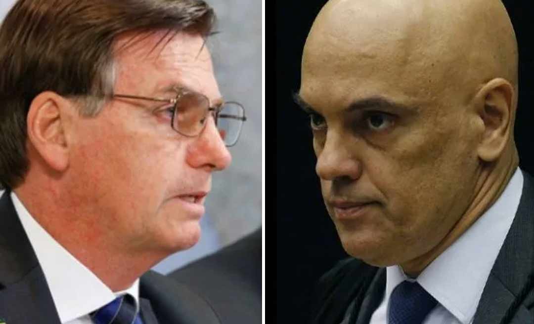 Bolsonaro diz que Moraes aguarda momento para 'aplicar uma sanção restritiva'