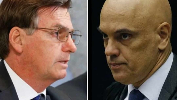 Bolsonaro diz que Moraes aguarda momento para 'aplicar uma sanção restritiva'