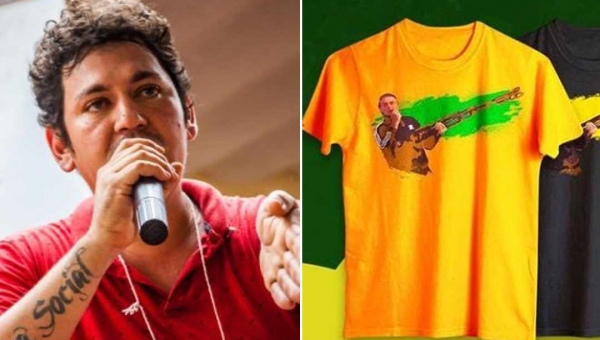 Cesário do PT repudia malharia que vende camisas com foto de Bolsonaro sugerindo fuzilamento de petistas