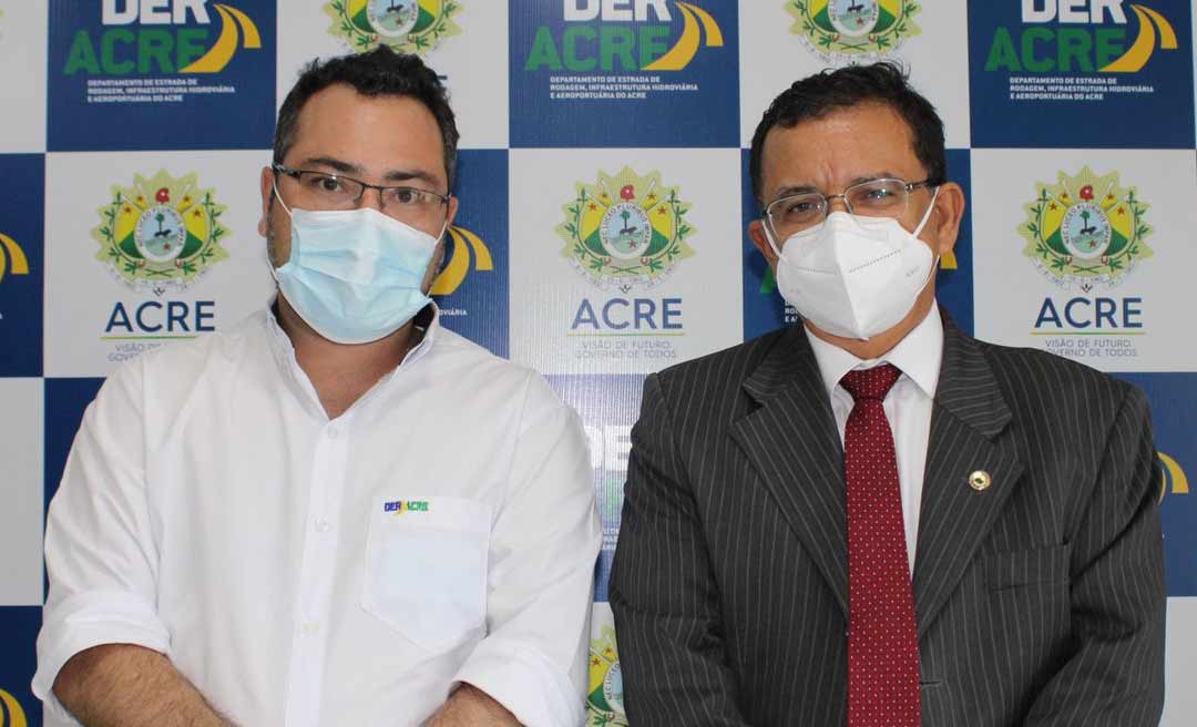 Em visita ao Deracre, Gonzaga leva demandas de produtores e anuncia recursos para abrir ramais