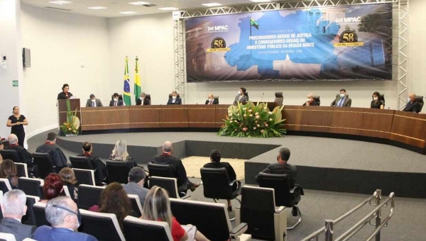 MPAC abre 1º Encontro de Procuradores-Gerais de Justiça e Corregedores do MP da Região Norte