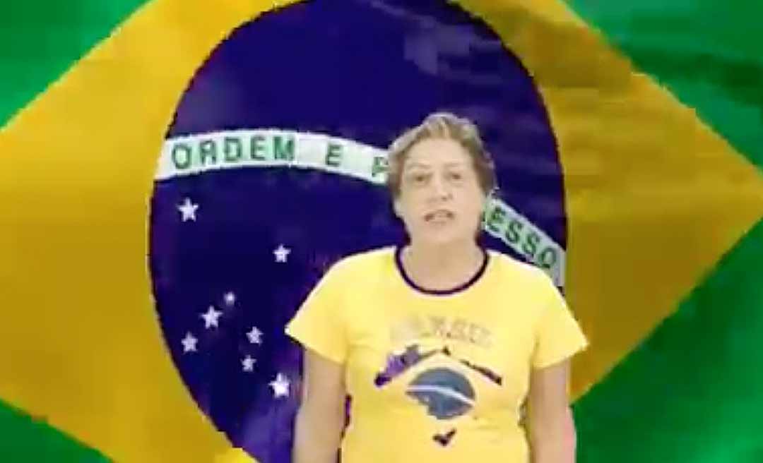 Em vídeo, apóstola Dayse convida bolsonaristas do Acre para ato pró-Bolsonaro dia 7 de setembro