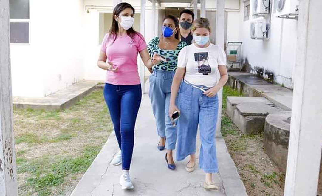 Jéssica Sales visita e anuncia meio milhão de reais para a Unacon