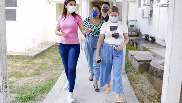 Jéssica Sales visita e anuncia meio milhão de reais para a Unacon