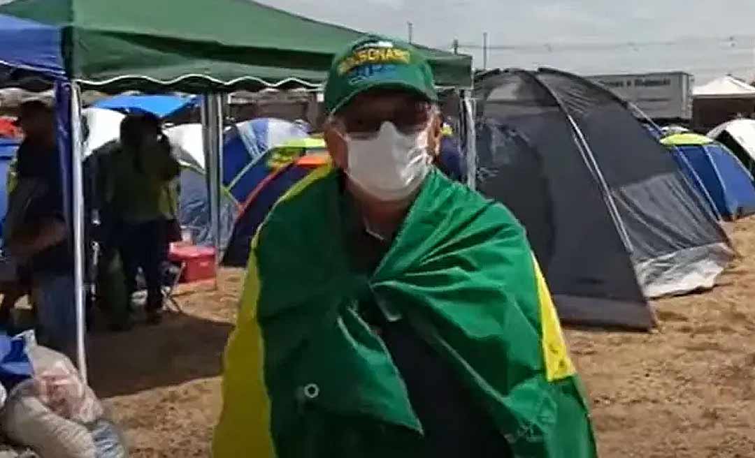 Vice-governador de Rondônia pede “destituição do STF” em acampamento bolsonarista