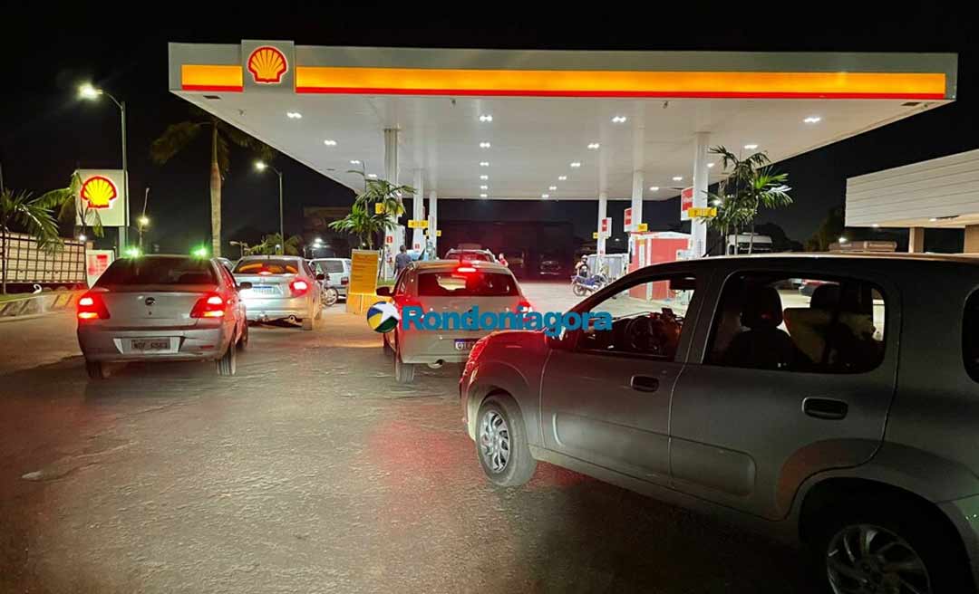 Medo de desabastecimento lota postos de combustíveis em Porto Velho