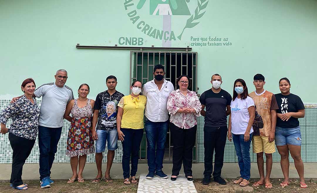 Vanda Milani garante apoio a programas sociais de Mâncio Lima