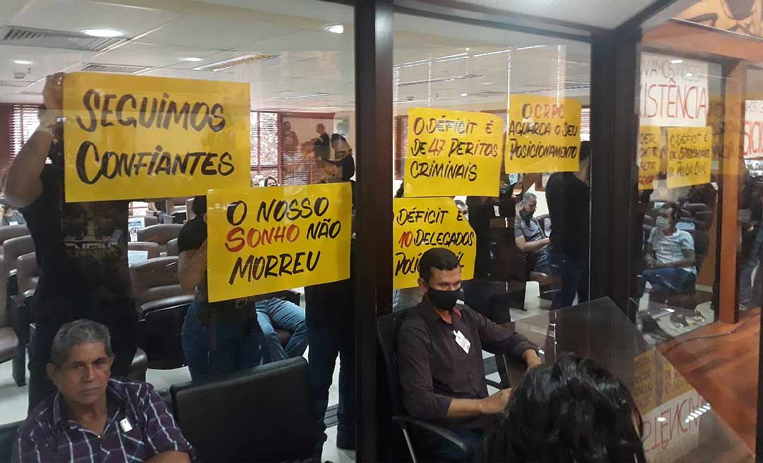 Com integrantes na Galeria Marina Silva, deputados centralizam discursos na convocação do cadastro de reserva da Polícia Civil