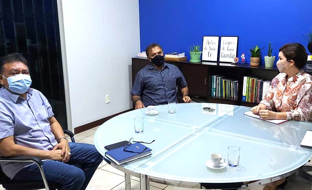 Deputado estadual José Bestene visita secretária estadual de Educação Socorro Neri