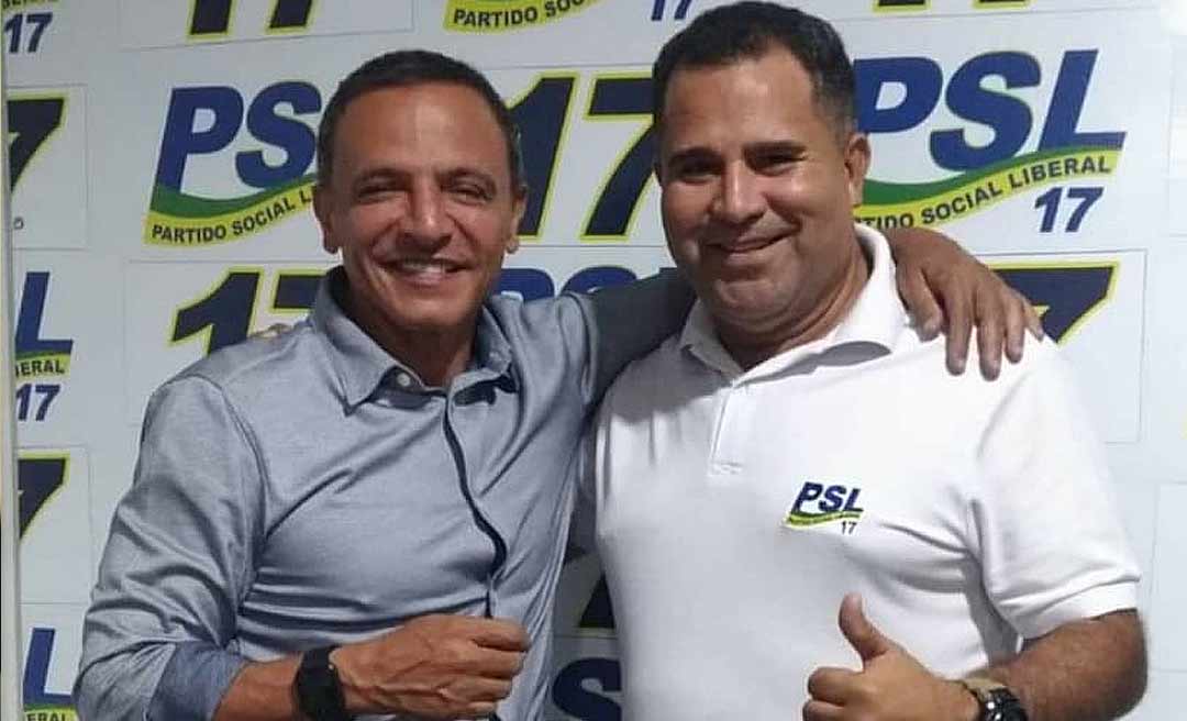 Pedro Valério destaca ida de Bittar para a fusão PSL-DEM e diz: “dois homens, uma amizade leal e recíproca”