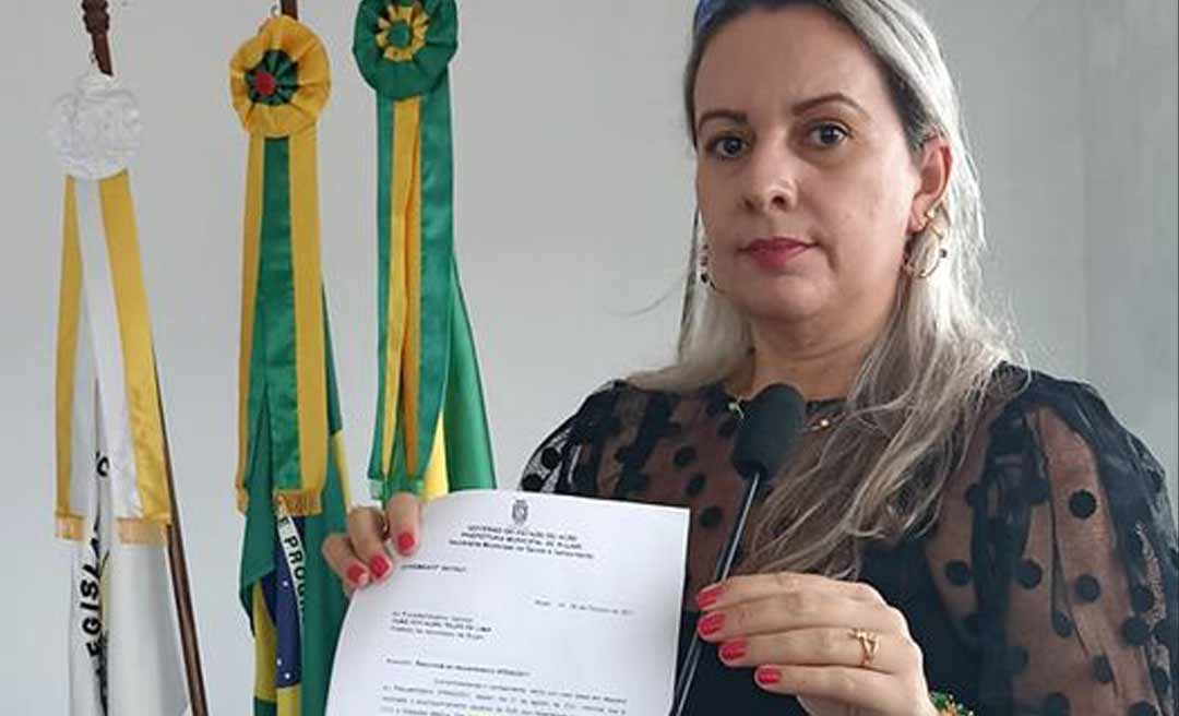 Vereadora do Bujari denuncia falta de médicos para atender a população