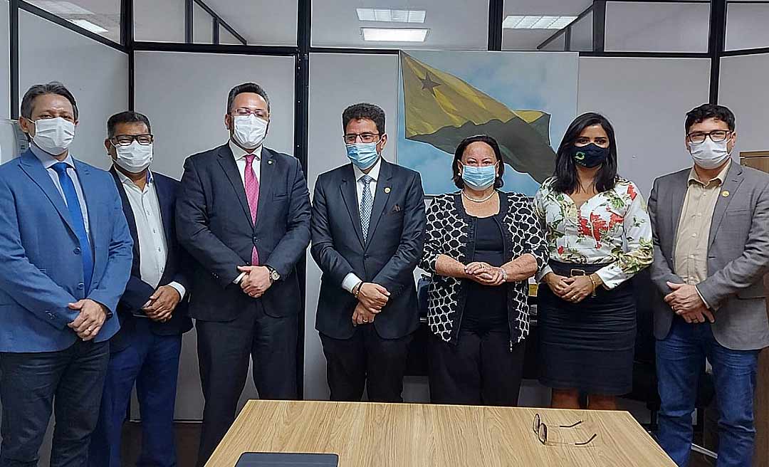 Gladson e Alan Rick pedem celeridade na análise de projetos de Infraestrutura do Acre na SUDAM