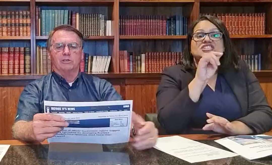 Bolsonaro espalha fake news de que vacinados ‘estão desenvolvendo Aids’