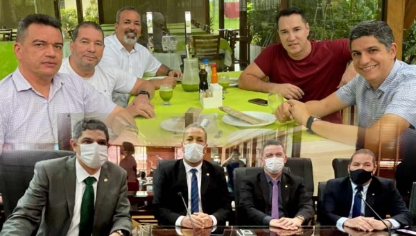 Após reunião de alinhamento com Ney Amorim, bancada do Podemos trabalha unida na Aleac