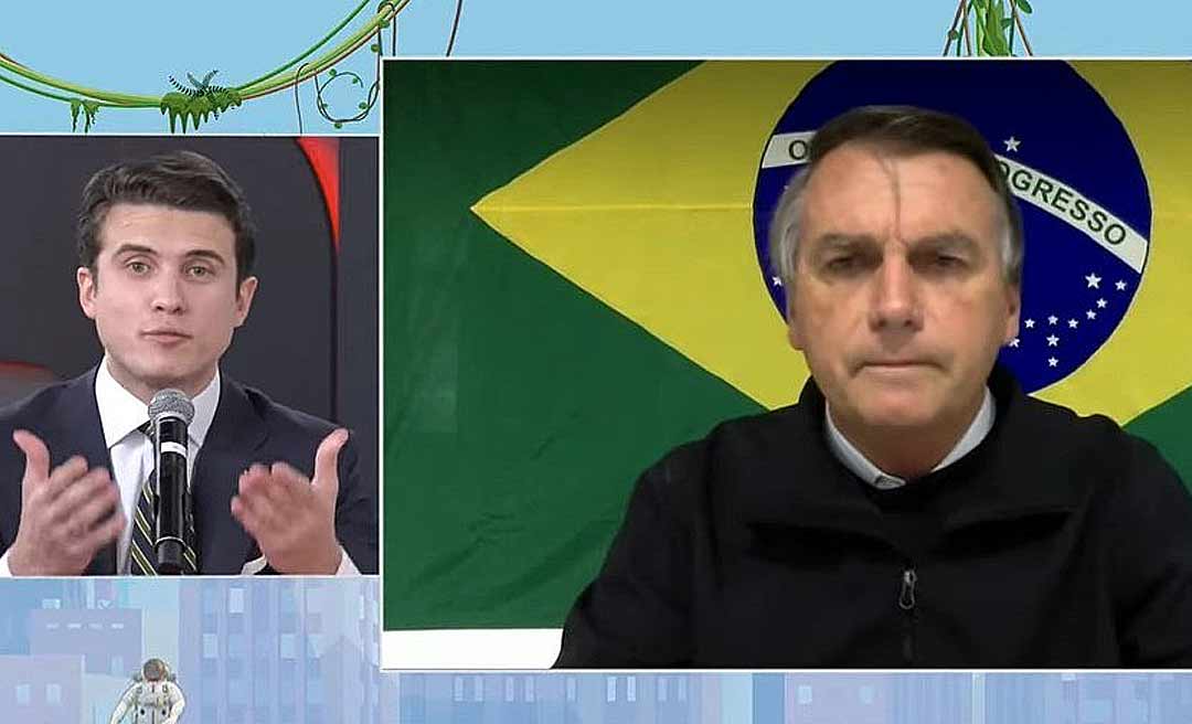 Com bate-boca e gritaria, Bolsonaro se irrita e abandona a Jovem Pan ao vivo