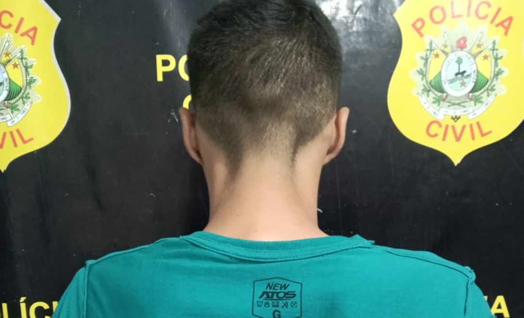 Polícia Civil prende suspeito de ter sido o “cabeça” de assalto com refém em comércio na cidade de Mâncio Lima