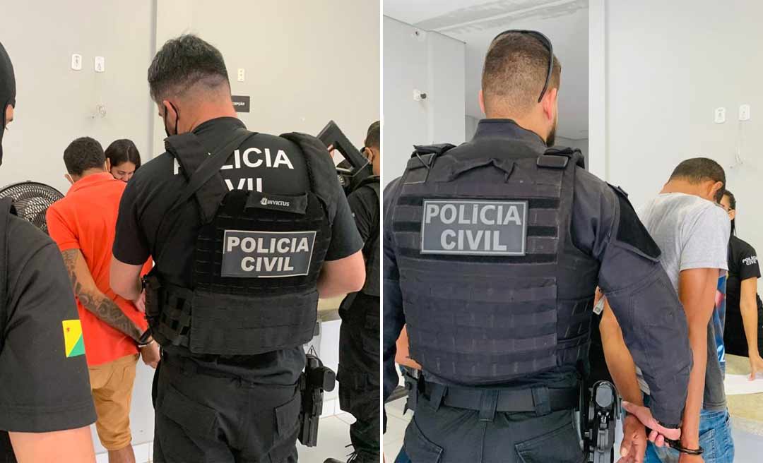 Policia Civil prende dois por integrar organização criminosa em Xapuri