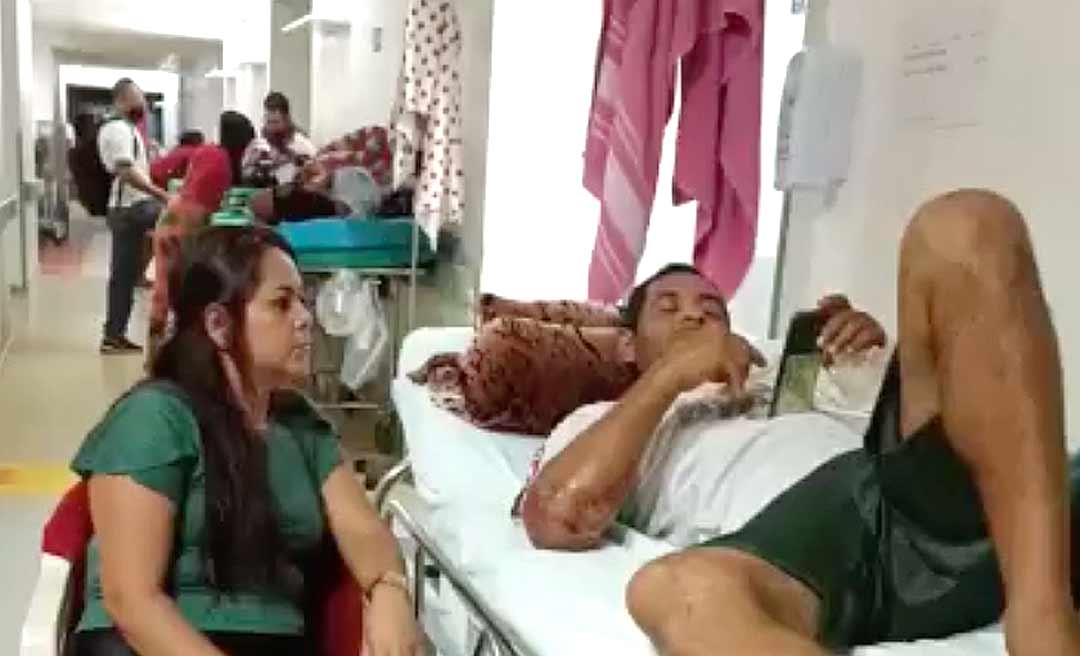 Após troca de empresas, pacientes com fraturas expostas esperam no corredor por cirurgias